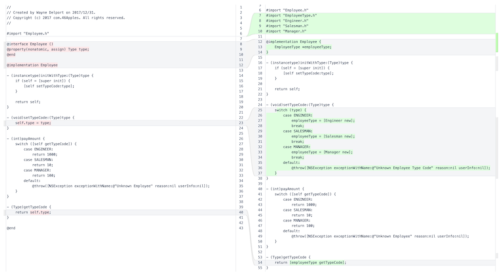 Replace Type Code with State