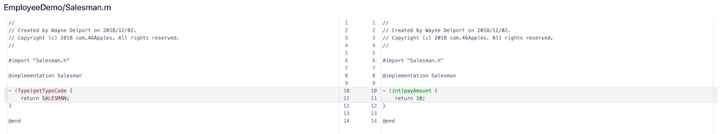 Replace conditional with polymorphism - Salesman